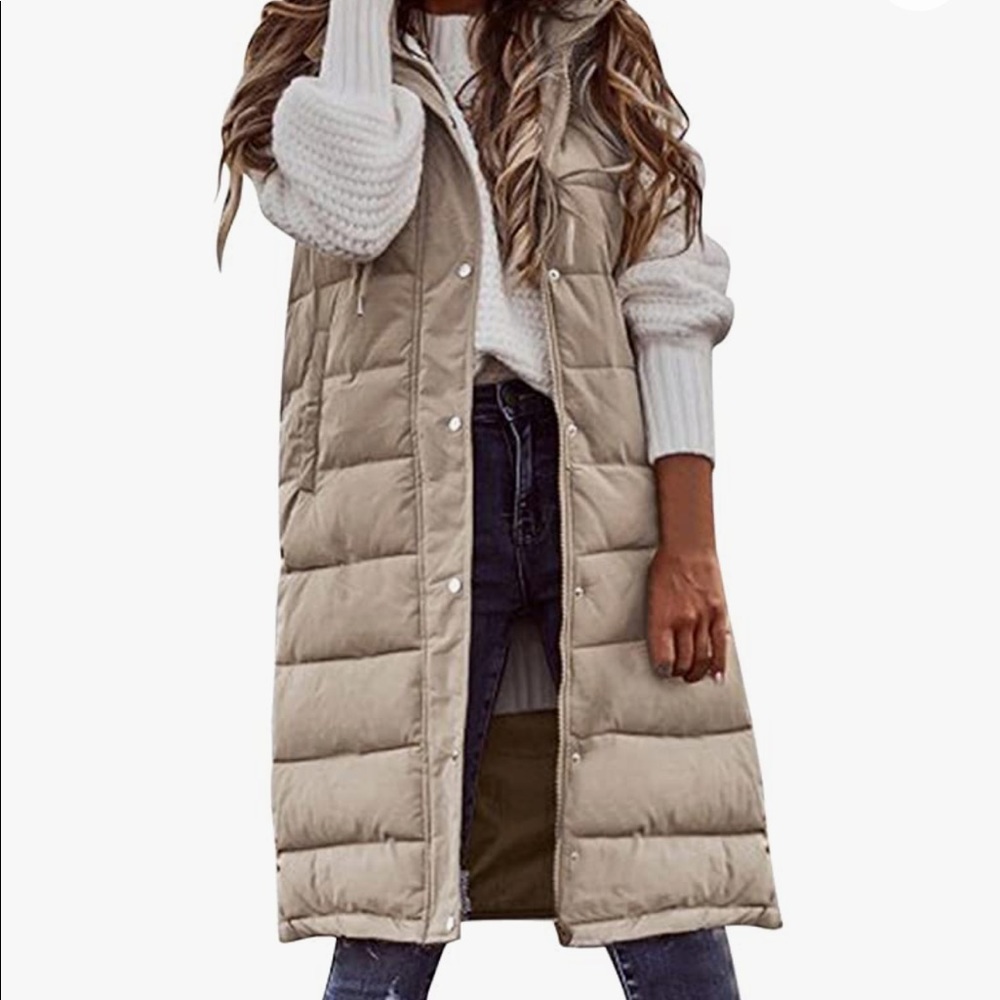 Long vest coat